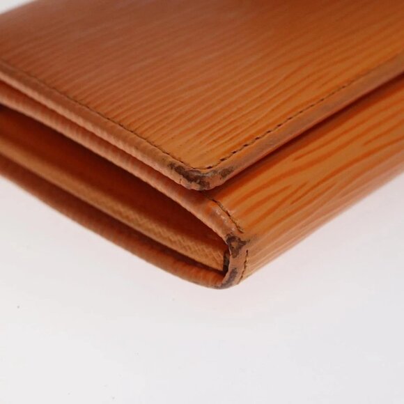 LOUIS VUITTON Epi Porte Monnaie Billets Tresor Mandarin M6350H LV Auth 123533 - Picture 2 of 15